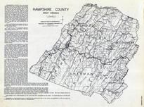 Hampshire County - Mill Creek, Romney, Springfield, Gore, Bloomery, Sherman, Capon, West Virginia State Atlas 1933